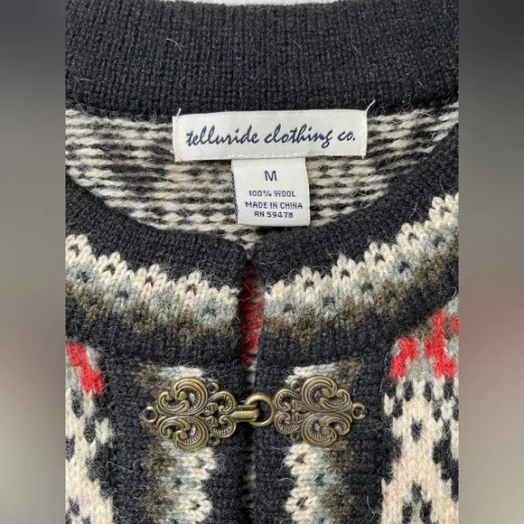Telluride Wool Patterned Sweater - Picture 4 of 4